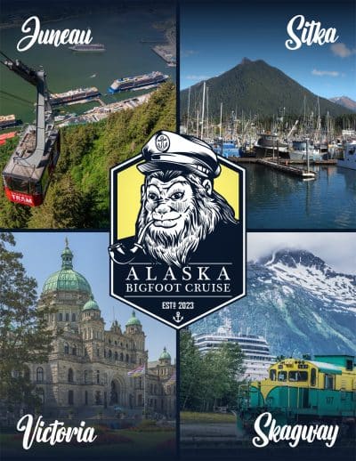 3.5"x2.5" Alaska Bigfoot Magnet with Ports