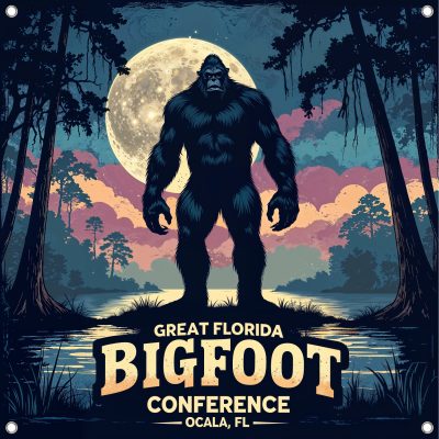 24"x24" Bigfoot MoonLight Vinyl Poster