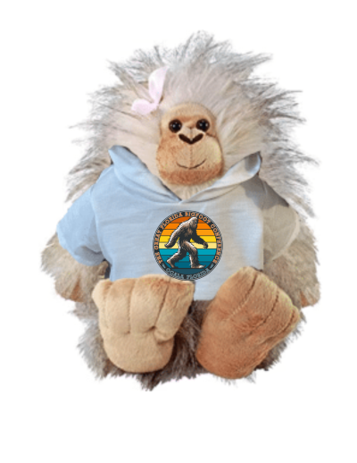 Ms. Bigfoot Plush with Conference Hoodie