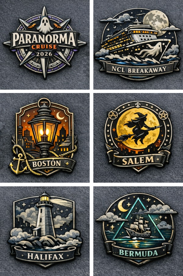 ParanormaCruise - Limited Edition Collectible Pins