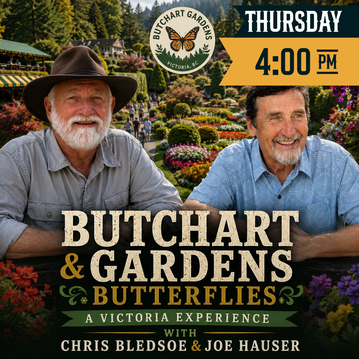 Butchart Gardens & Butterflies