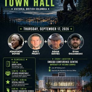 Victoria Bigfoot Town Hall – RSVP for Alaska Bigfoot Cruisers & Multi-Con Pass Holders